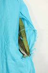 1969-70 Vietnam War ERDL Camouflage Poncho Tour Jacket Viet Jean QUINHON Used