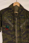 Real Fabric USAF TYPE K2-B Tiger Stripe Flight Suit Used