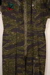 Real Fabric USAF TYPE K2-B Tiger Stripe Flight Suit Used