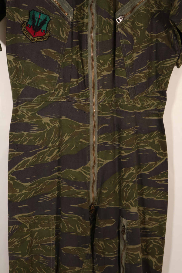 Real Fabric USAF TYPE K2-B Tiger Stripe Flight Suit Used