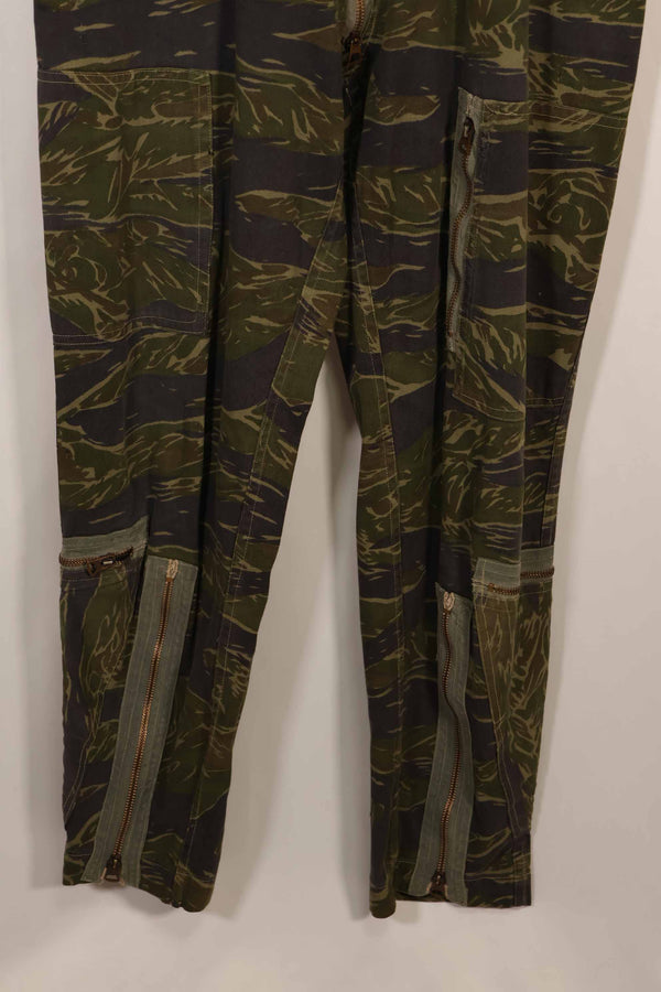 Real Fabric USAF TYPE K2-B Tiger Stripe Flight Suit Used