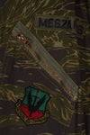 Real Fabric USAF TYPE K2-B Tiger Stripe Flight Suit Used