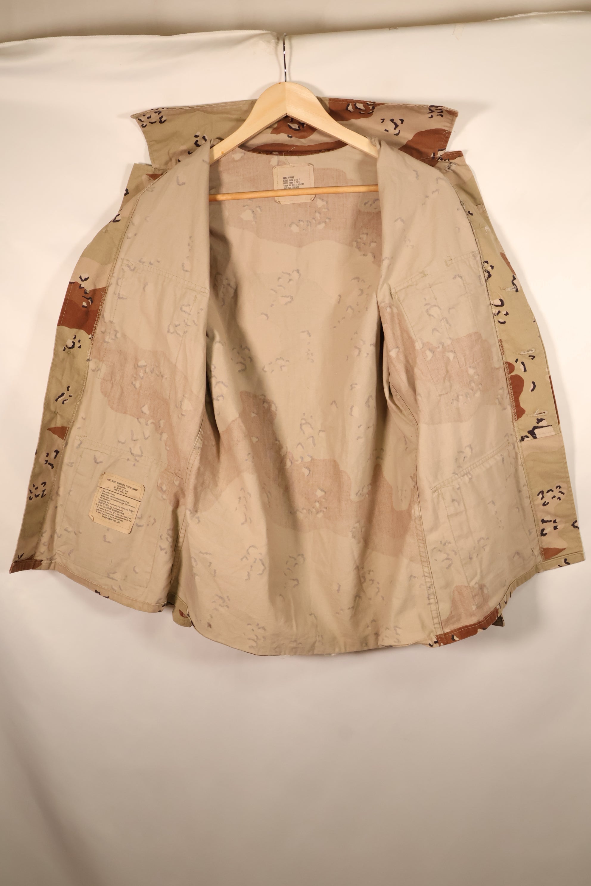 สัญญาปี 1990, S-R, กองทัพเรือสหรัฐฯ, US NAVY, 6C สีทะเลทราย, ลายพรางช็อกโกแลตชิป, แจ็กเก็ต, มือสอง