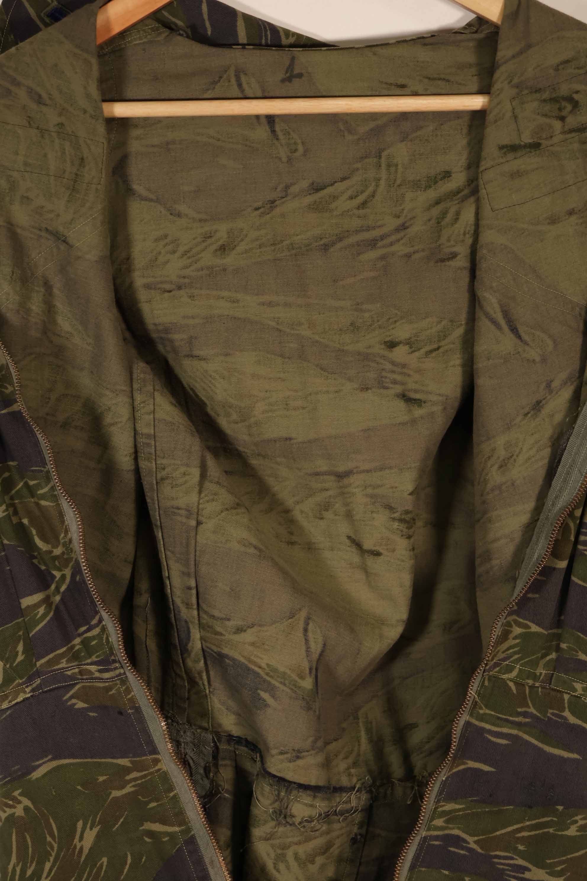 Real Fabric USAF TYPE K2-B Tiger Stripe Flight Suit Used