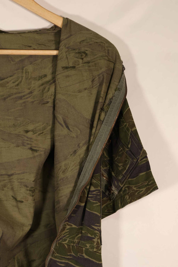 Real Fabric USAF TYPE K2-B Tiger Stripe Flight Suit Used