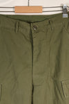 Estimated 1967 Contract S-R 3rd Model Jungle Fatigue Pants Non Rip Good Condition Used