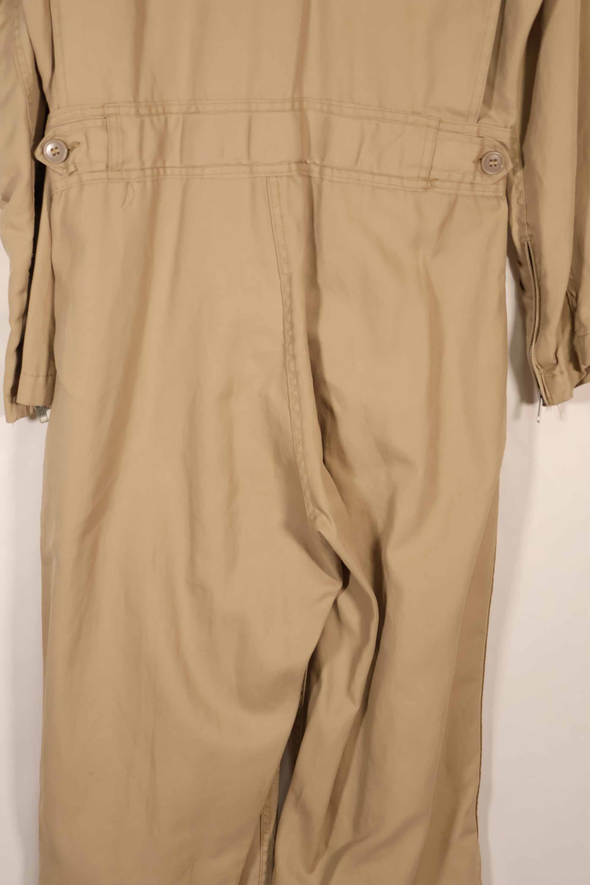 Real 1958 U.S. Navy summer flight suit 36 SHORT size, almost unused A
