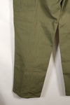 Estimated 1967 Contract S-R 3rd Model Jungle Fatigue Pants Non Rip Good Condition Used