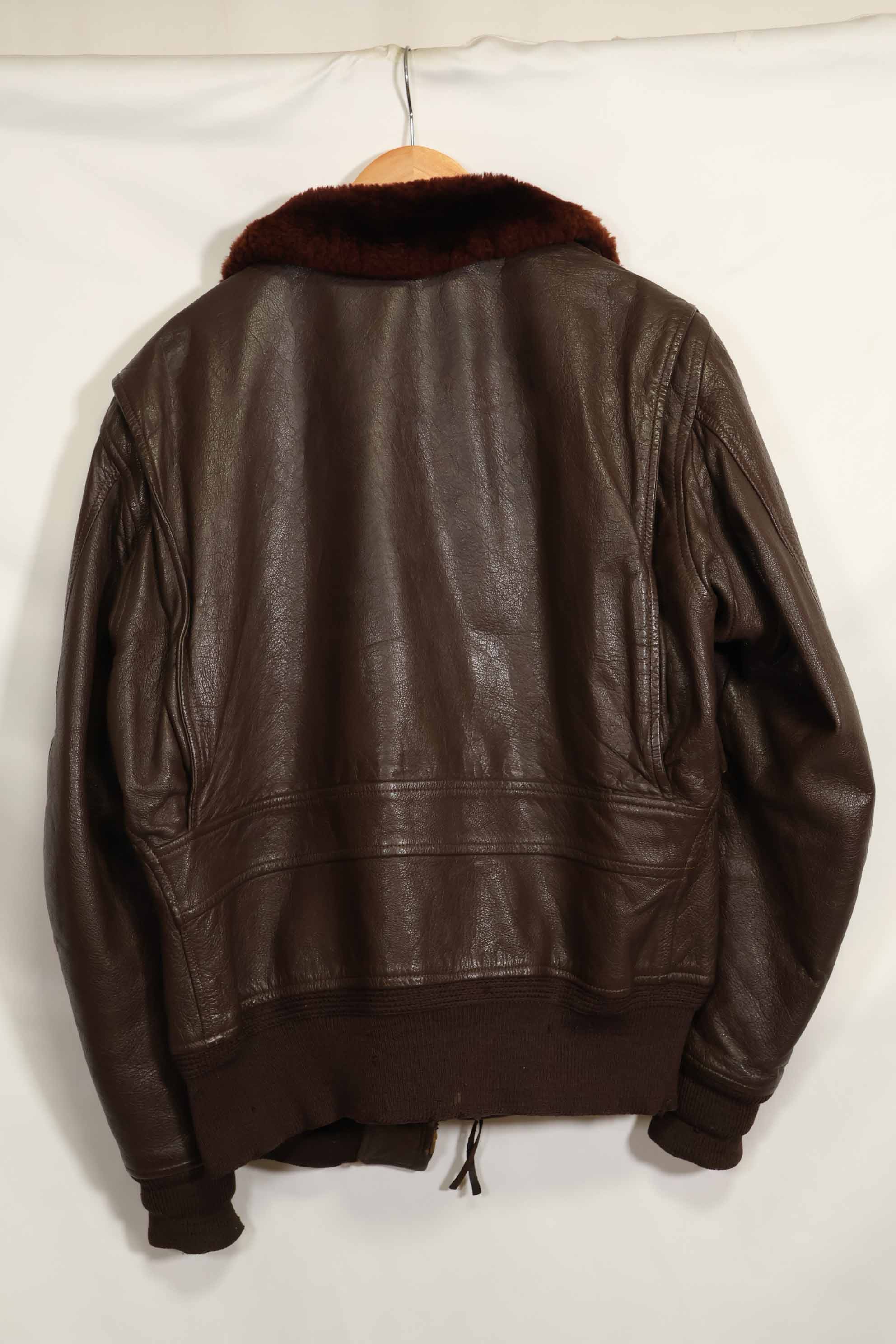 1960's U.S. Navy G-1 Flight Jacket Size 42 Snoopy Local Paint Used