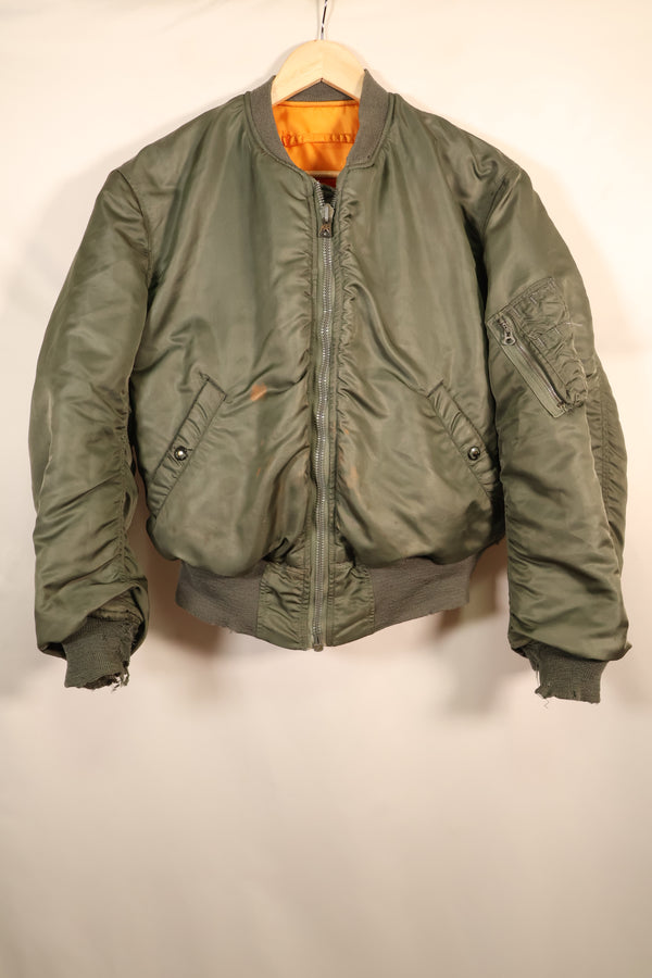 1964 Contract, LARGE, U.S. Air Force (USAF), MA-1 Flight Jacket, Mid-Period Model, Used