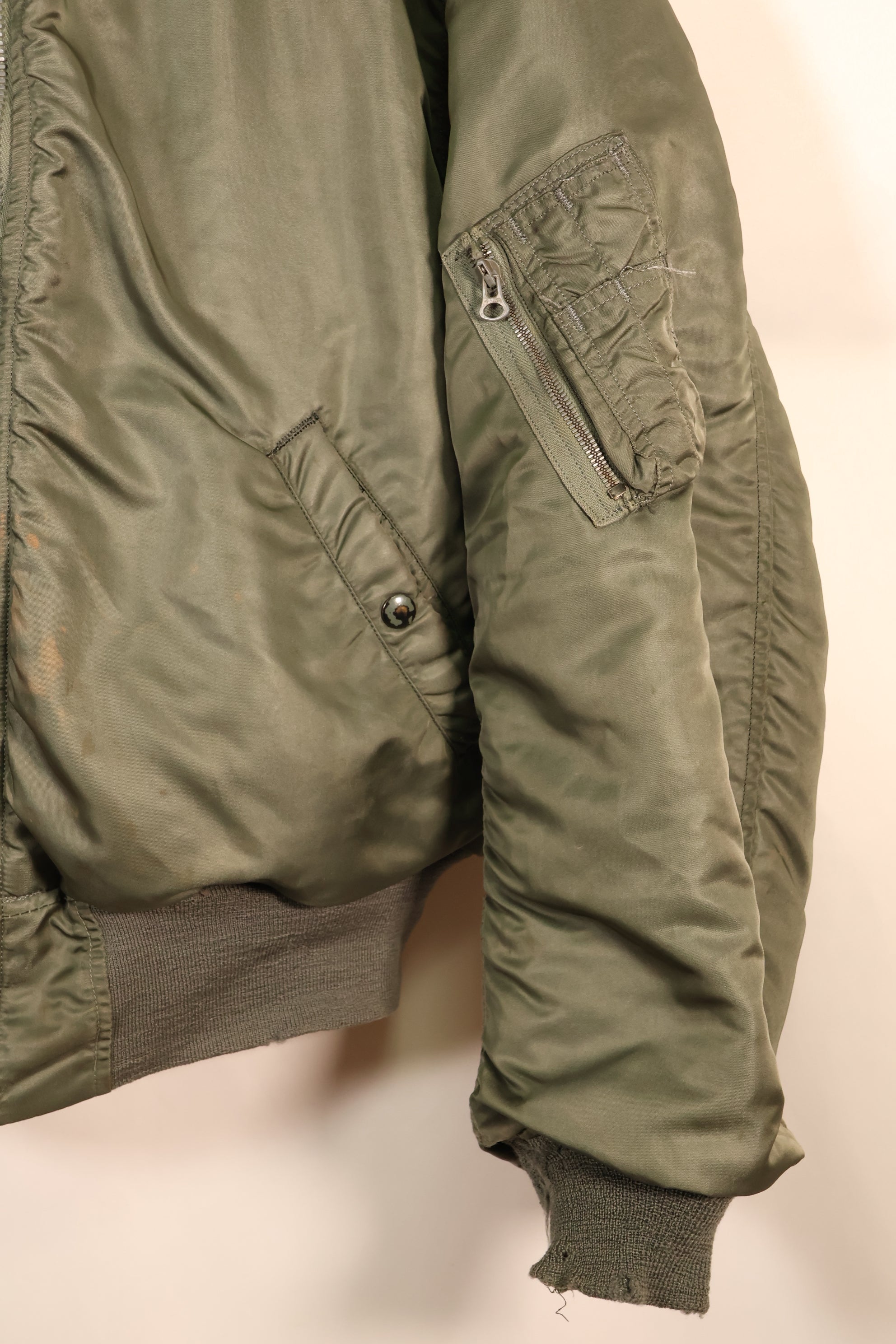 1964 Contract, LARGE, U.S. Air Force (USAF), MA-1 Flight Jacket, Mid-Period Model, Used