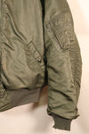 1964 Contract, LARGE, U.S. Air Force (USAF), MA-1 Flight Jacket, Mid-Period Model, Used