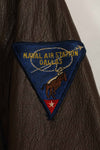 1960年代　アメリカ海軍　G-1　フライトジャケット　ラベル欠損　初付けパッチ付き　中古品