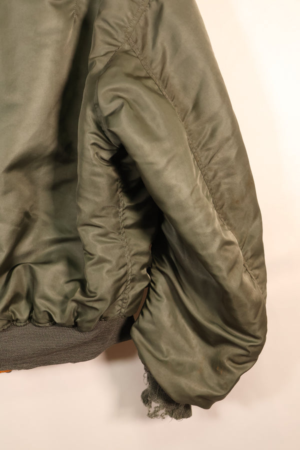 1964 Contract, LARGE, U.S. Air Force (USAF), MA-1 Flight Jacket, Mid-Period Model, Used