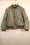 1958 Contract, LARGE, U.S. Air Force, MA-1 Flight Jacket, Shows Heavy Wear, Used