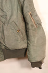1958 Contract, LARGE, U.S. Air Force, MA-1 Flight Jacket, Shows Heavy Wear, Used