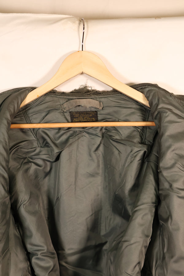 1958 Contract, LARGE, U.S. Air Force, MA-1 Flight Jacket, Shows Heavy Wear, Used
