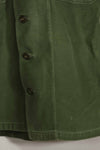 1960's Ex Green Beret Soldier Release OG-107 Utility Shirt with First Attachment Patch, Used, A