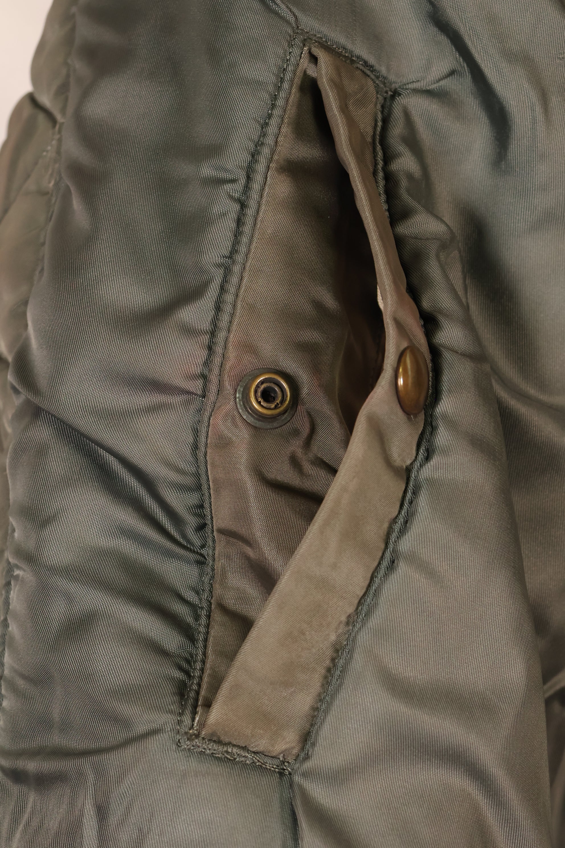 1958 Contract, LARGE, U.S. Air Force, MA-1 Flight Jacket, Shows Heavy Wear, Used