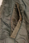 1958 Contract, LARGE, U.S. Air Force, MA-1 Flight Jacket, Shows Heavy Wear, Used