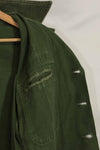 1960's Ex Green Beret Soldier Release OG-107 Utility Shirt with First Attachment Patch, Used, A