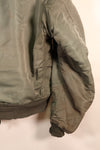 1958 Contract, LARGE, U.S. Air Force, MA-1 Flight Jacket, Shows Heavy Wear, Used