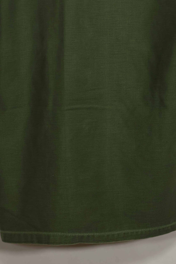 1960's Ex Green Beret Soldier Release OG-107 Utility Shirt with First Attachment Patch, Used, A