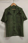 1960's Ex Green Beret Soldier Release OG-107 Utility Shirt with First Attachment Patch, Used, B