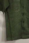 1960's Ex Green Beret Soldier Release OG-107 Utility Shirt with First Attachment Patch, Used, B