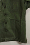 1960's Ex Green Beret Soldier Release OG-107 Utility Shirt with First Attachment Patch, Used, B