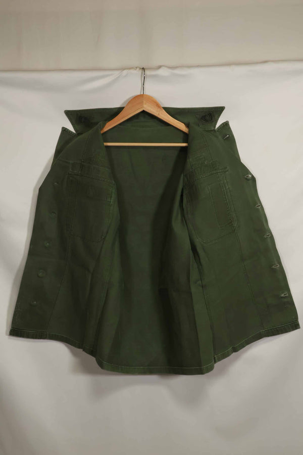 1960's Ex Green Beret Soldier Release OG-107 Utility Shirt with First Attachment Patch, Used, B