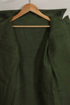 1960's Ex Green Beret Soldier Release OG-107 Utility Shirt with First Attachment Patch, Used, B