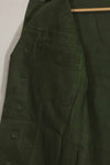 1960's Ex Green Beret Soldier Release OG-107 Utility Shirt with First Attachment Patch, Used, B