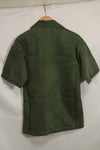 1960's Ex Green Beret Soldier Release OG-107 Utility Shirt with First Attachment Patch, Used, B