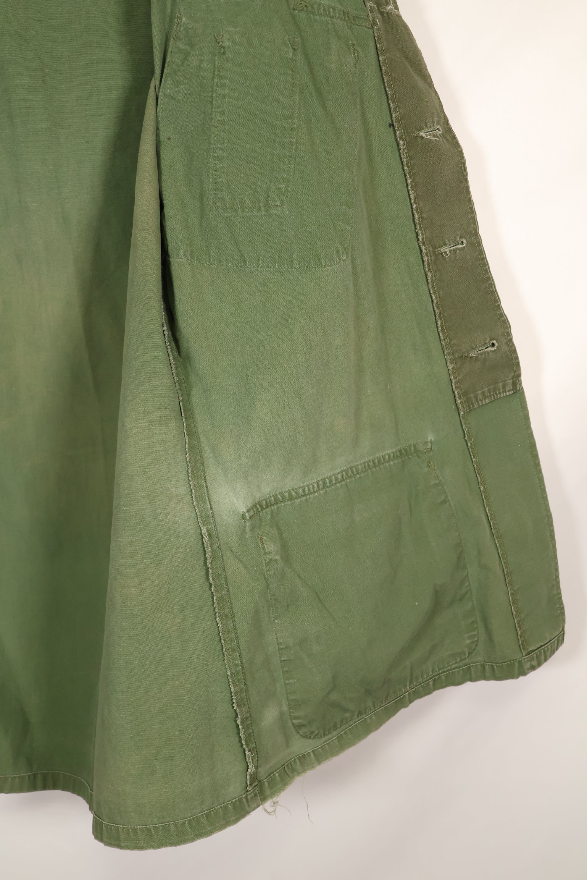 1967 Contract Estimated S-R 3rd Model Jungle Fatigue Jacket 73rd Surveillance Airplane Company  Patch First Attached Used