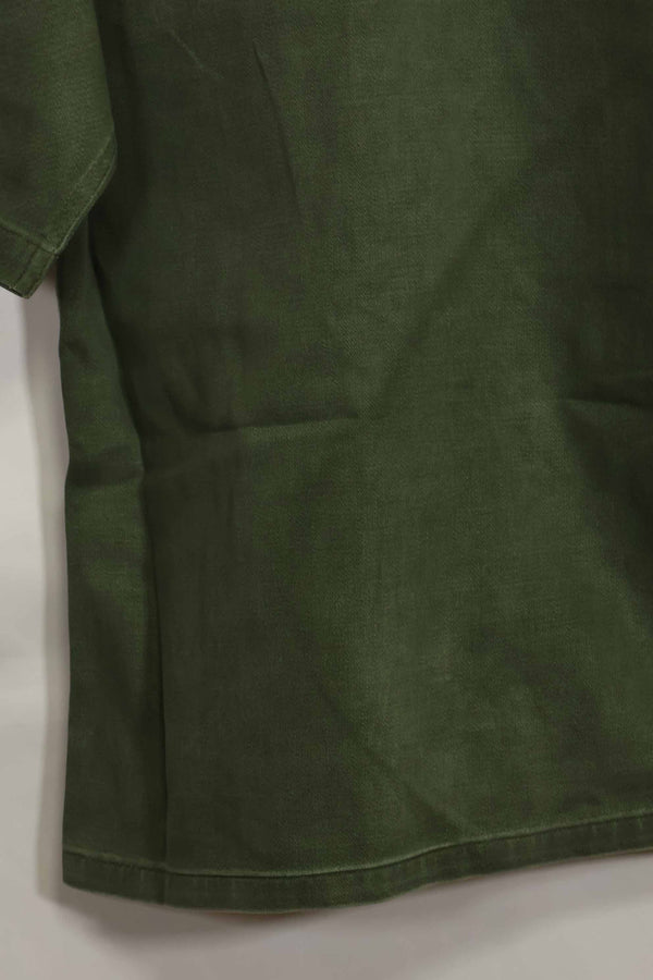 1960's Ex Green Beret Soldier Release OG-107 Utility Shirt with First Attachment Patch, Used, B