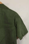 1960's Ex Green Beret Soldier Release OG-107 Utility Shirt with First Attachment Patch, Used, B