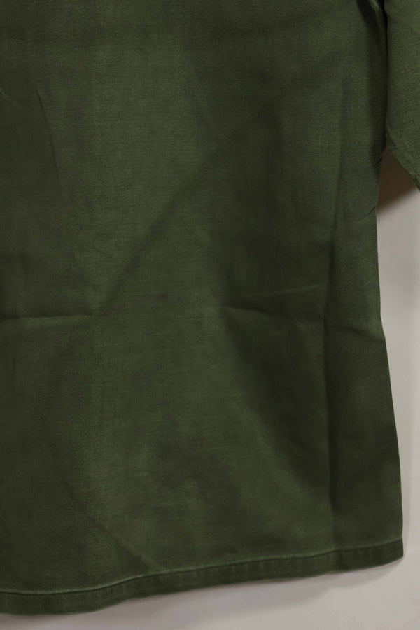 1960's Ex Green Beret Soldier Release OG-107 Utility Shirt with First Attachment Patch, Used, B