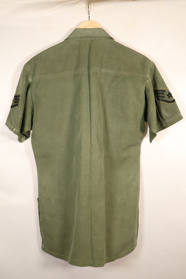 สัญญาปี 1968, S-R, USAF, แจ็กเก็ตสนามแบบป่า รุ่นที่ 4, แขนสั้น, ปรับแต่งตามสั่ง, มือสอง