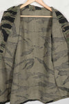 Real Silver Tiger Stripe US-L Short Sleeve US Cut Shirt Used