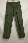 1960s lot OG-107 baker pants, cargo pocket modification, ex-special forces personnel, used, A