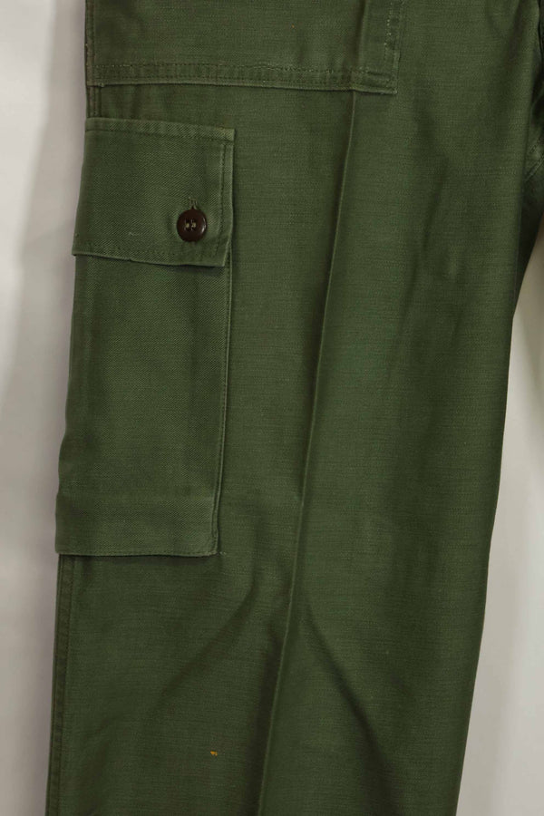 1960s lot OG-107 baker pants, cargo pocket modification, ex-special forces personnel, used, A