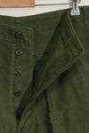 1960s lot OG-107 baker pants, cargo pocket modification, ex-special forces personnel, used, A