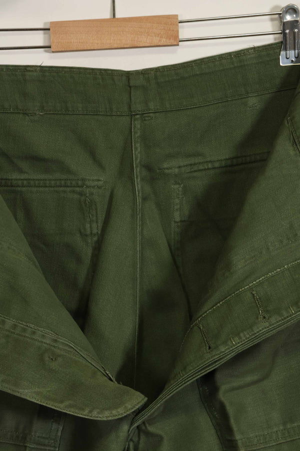 1960s lot OG-107 baker pants, cargo pocket modification, ex-special forces personnel, used, A