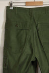 1960s lot OG-107 baker pants, cargo pocket modification, ex-special forces personnel, used, A