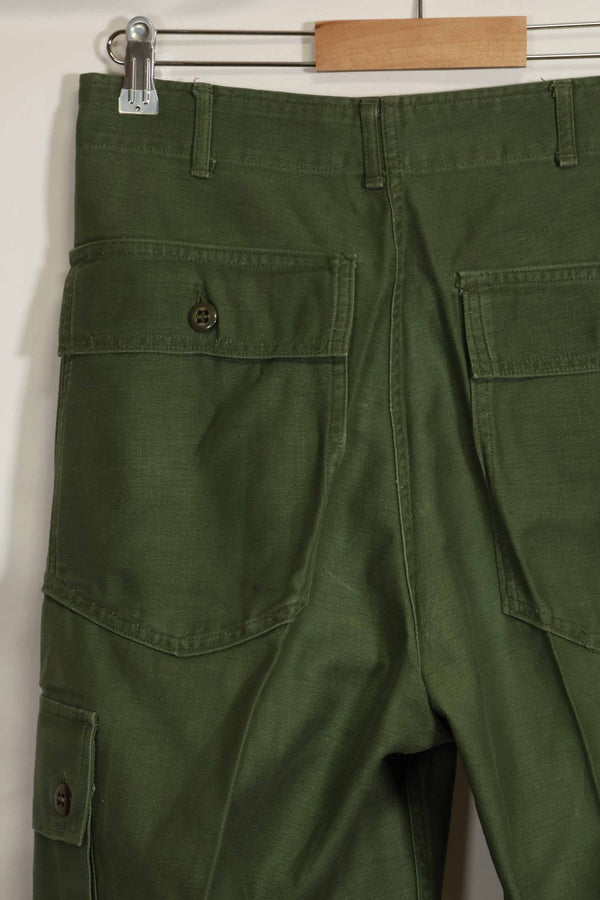 1960s lot OG-107 baker pants, cargo pocket modification, ex-special forces personnel, used, A