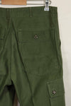 1960s lot OG-107 baker pants, cargo pocket modification, ex-special forces personnel, used, A