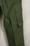 1960s lot OG-107 baker pants, cargo pocket modification, ex-special forces personnel, used, A
