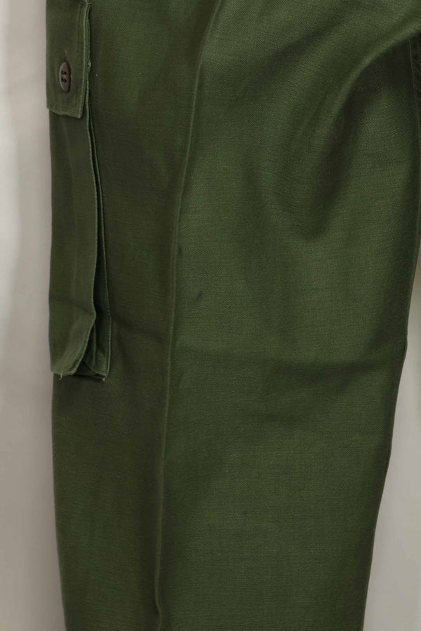 1960s lot OG-107 baker pants, cargo pocket modification, ex-special forces personnel, used, A
