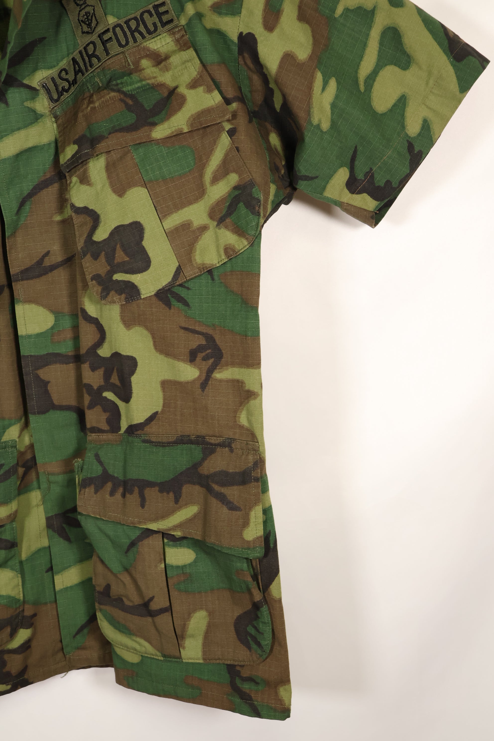 1969 Contract S-S USAF Major ERDL Ripstop Jacket with Tailor Used